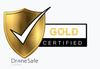 Certification logo for Drone Safe Register Gold certification