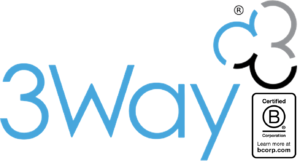 3Way New BCorp Logo 3 Way B corp Logo